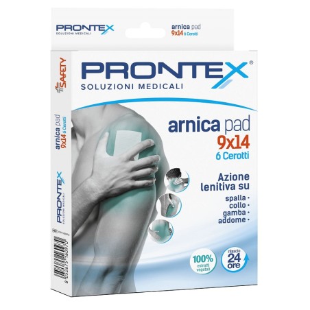 Safety Cerotto Prontex Arnica Pad 9 X 14 6 Pezzi Safety Cerotto Prontex Arnica Pad 9 X 14 6 Pezzi