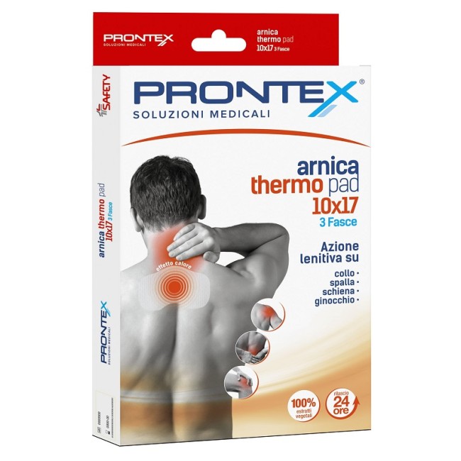 Safety Fascia Prontex Arnica Thermo Pad 10 X 17 3 Pezzi Safety Fascia Prontex Arnica Thermo Pad 10 X 17 3 Pezzi