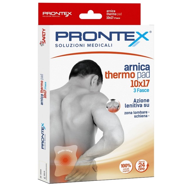 Safety Fascia Prontex Arnica Thermo Pad 10 X 17 3 Pezzi Safety Fascia Prontex Arnica Thermo Pad 10 X 17 3 Pezzi