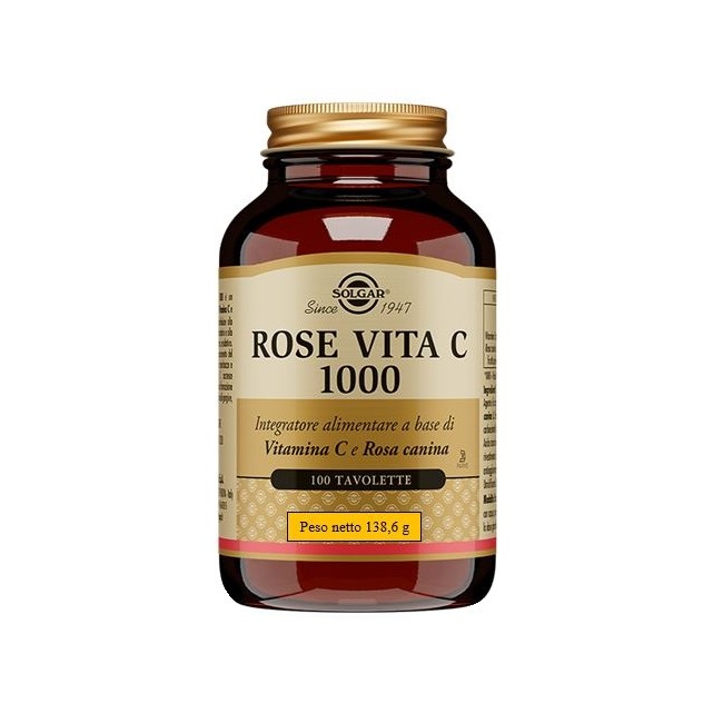 Solgar Rose Vita C 1000 100 Tavolette