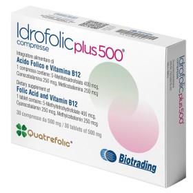 Biotrading Idrofolic Plus 500 30 Compresse