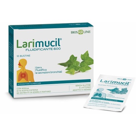 Bios Line Larimucil Fluidificante 600 10 Bustine Bios Line Larimucil Fluidificante 600 10 Bustine