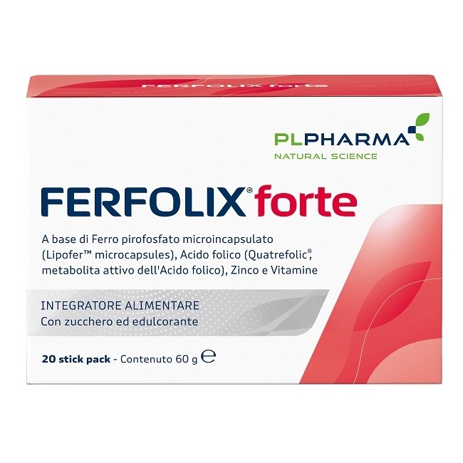 Pl Pharma Ferfolix Forte 20 Bustine Pl Pharma Ferfolix Forte 20 Bustine