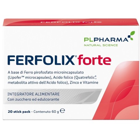 Pl Pharma Ferfolix Forte 20 Bustine Pl Pharma Ferfolix Forte 20 Bustine