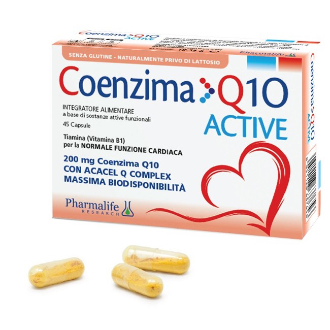 Pharmalife Research Coenzima Q10 Active 45 Capsule Pharmalife Research Coenzima Q10 Active 45 Capsule