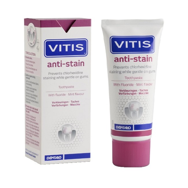 Dentaid Vitis Antistain Dentifricio 50 Ml Dentaid Vitis Antistain Dentifricio 50 Ml
