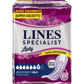 Fater Assorbenti Per Incontinenza Lines Specialist Lady 12 Pezzi