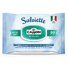 Camon Salviette Muschio Bianco 40 Salviettine