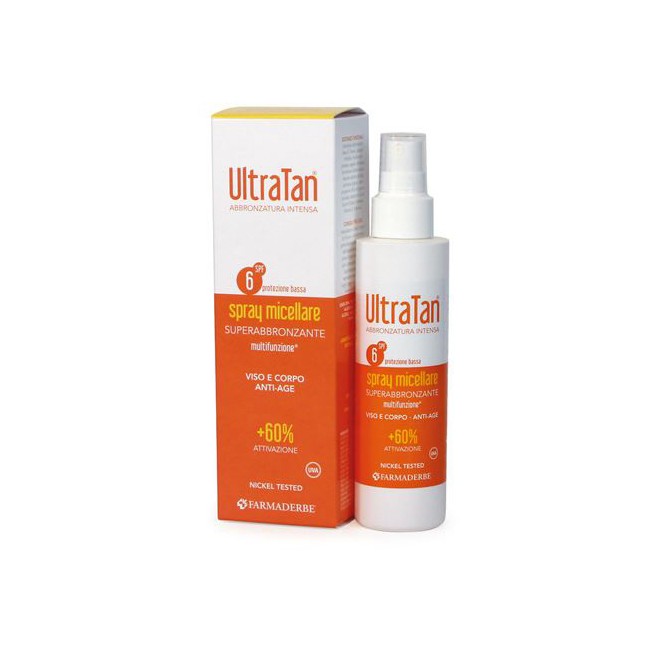 Farmaderbe Ultra Tan Spf6 Spray Micellare Multifunzione 150 Ml Farmaderbe Ultra Tan Spf6 Spray Micellare Multifunzione 150 Ml