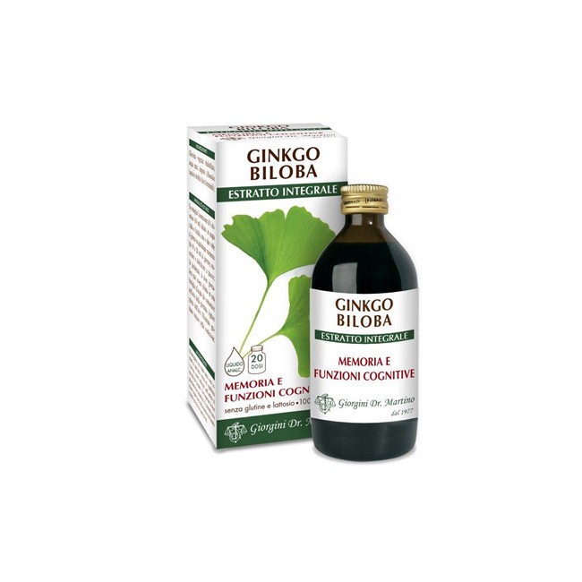 Dr. Giorgini Ginkgo Biloba Estratto Integrale 200 Ml Dr. Giorgini Ginkgo Biloba Estratto Integrale 200 Ml