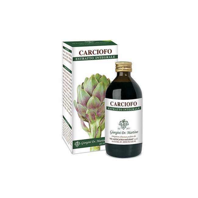 Dr. Giorgini Carciofo Estratto Integrale 200 Ml Dr. Giorgini Carciofo Estratto Integrale 200 Ml