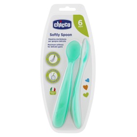 Artsana Chicco Cucchiaio Silicone Maschile Bi Pack 6m+