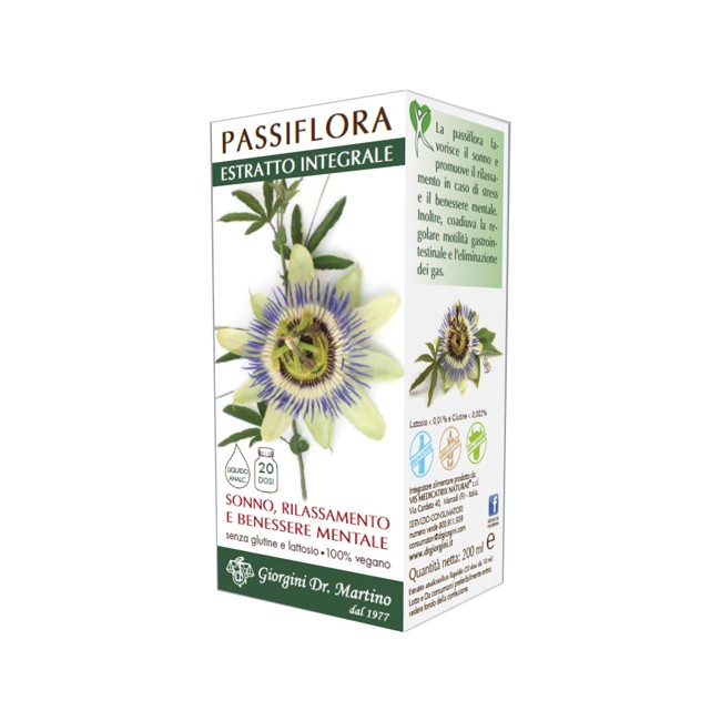 Dr. Giorgini Passiflora Estratto Integrale 200 Ml Dr. Giorgini Passiflora Estratto Integrale 200 Ml