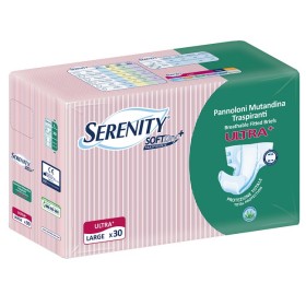 Pannolone A Mutandina Serenity Fitted Ultra + Aloe L 30 Pezzi