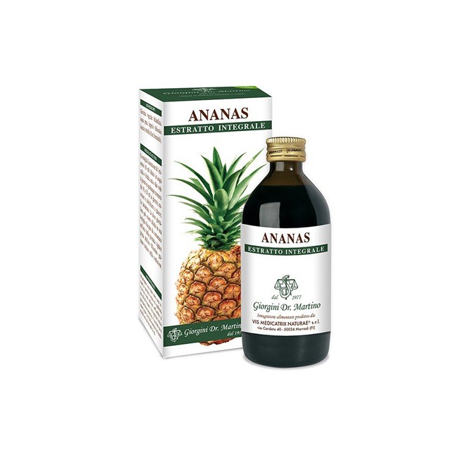 Dr. Giorgini Ananas Estratto Integrale 200 Ml Dr. Giorgini Ananas Estratto Integrale 200 Ml