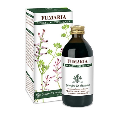 Dr. Giorgini Fumaria Estratto Integrale 200 Ml Dr. Giorgini Fumaria Estratto Integrale 200 Ml
