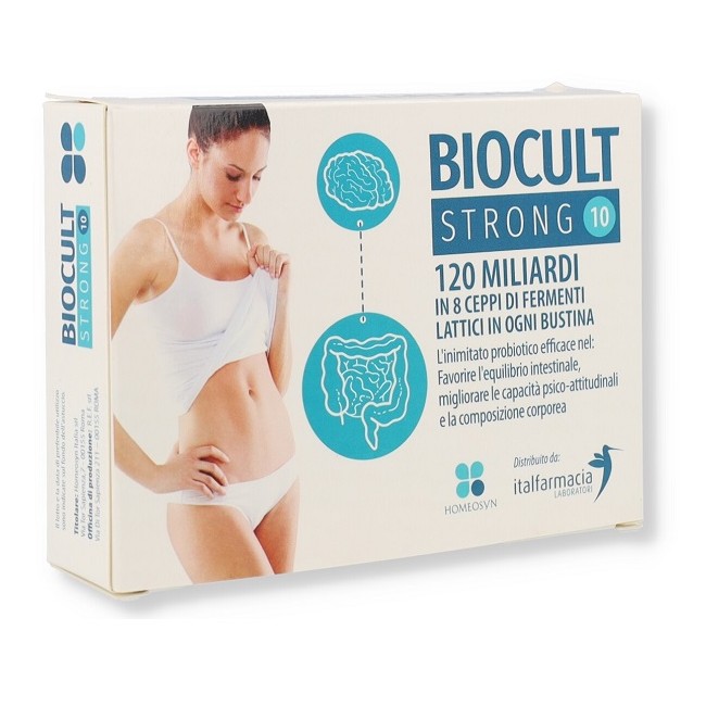 Homeosyn Biocult Strong 10 Bustine Da 3 G Homeosyn Biocult Strong 10 Bustine Da 3 G