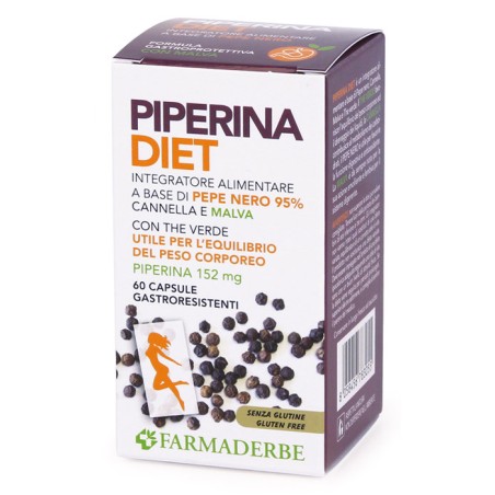 Farmaderbe Piperina Diet 60 Capsule Farmaderbe Piperina Diet 60 Capsule