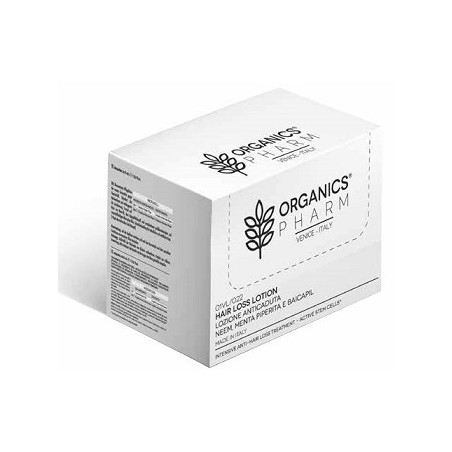 Sma Organics Pharm Hair Loss Lotion Neem Oil, Peppermint And Baicapil 6 Fiale Da 6 Ml
