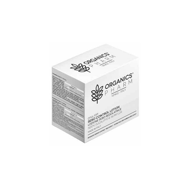 Sma Organics Pharm Sebo Control Lotion Neem, Eucalyptus And Alpaflor 6 Fiale Da 6 Ml