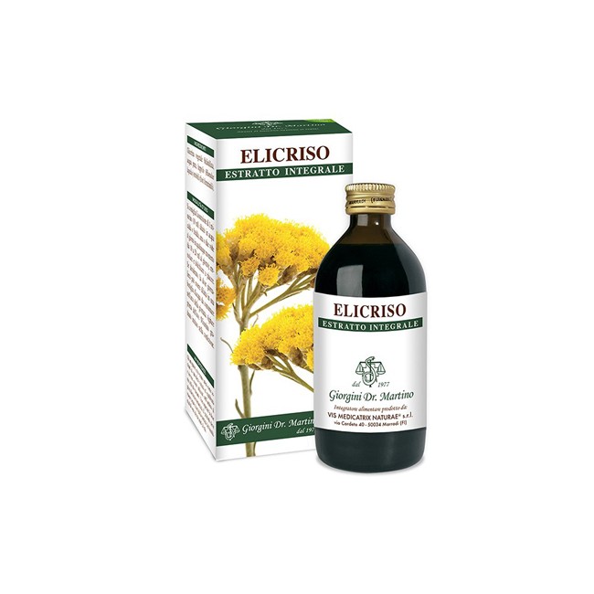 Dr. Giorgini Elicriso Estratto Integrale 200 Ml Dr. Giorgini Elicriso Estratto Integrale 200 Ml