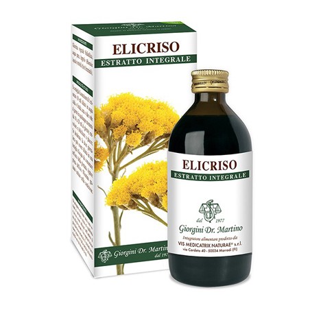 Dr. Giorgini Elicriso Estratto Integrale 200 Ml Dr. Giorgini Elicriso Estratto Integrale 200 Ml