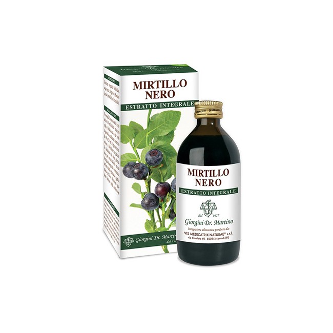 Dr. Giorgini Mirtillo Nero Estratto Integrale 200 Ml