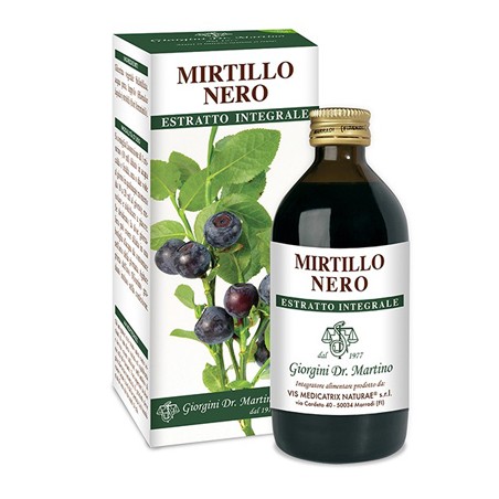 Dr. Giorgini Mirtillo Nero Estratto Integrale 200 Ml