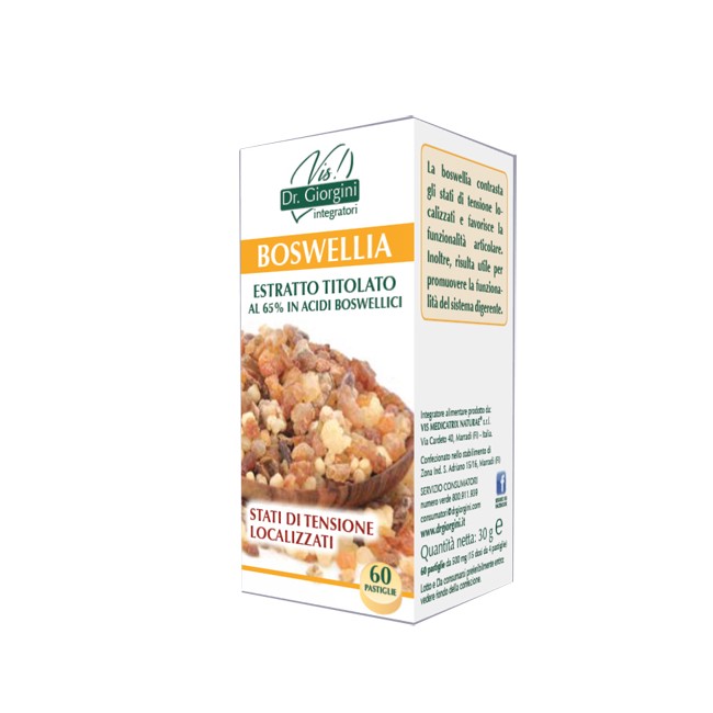 Dr. Giorgini Boswellia Estratto Titolato 60 Pastiglie Dr. Giorgini Boswellia Estratto Titolato 60 Pastiglie
