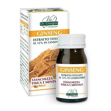 Dr. Giorgini Ginseng Estratto Titolato 60 Pastiglie Dr. Giorgini Ginseng Estratto Titolato 60 Pastiglie
