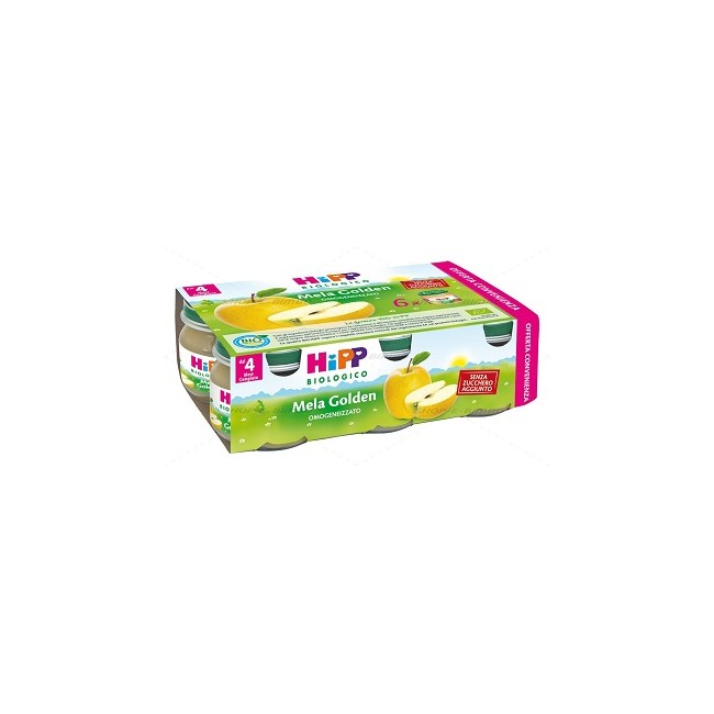 Hipp Bio Omogeneizzato Mela Golden 6x80 G