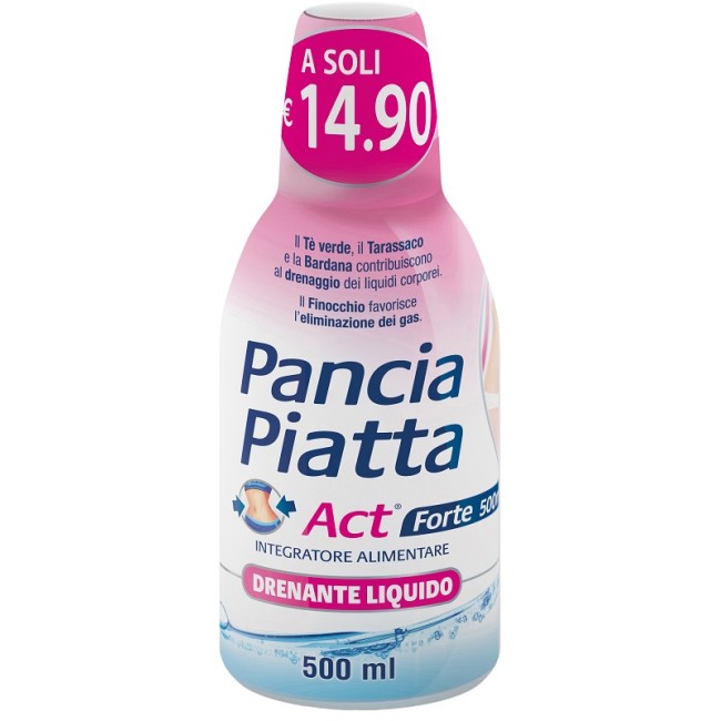 F&f Pancia Piatta Act Forte Drenante Liquido 500 Ml