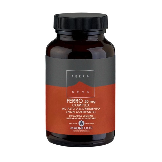 Forlive Complesso Di Ferro Ad Alto Assorbimento 20 Mg 50 Capsule Forlive Complesso Di Ferro Ad Alto Assorbimento 20 Mg 50 Capsule