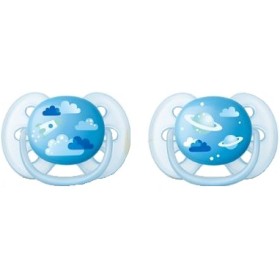 Philips Succhietto Ultra Soft 6/18m Decorato Maschio Scf 222/22