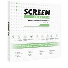 Screen Italia Screen Babi Smart Cushion Cuscino Antiabbandono Seggiolino Auto Con Allarme Sonoro Su App
