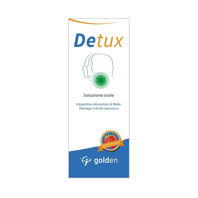 Golden Pharma Detux Soluzione Orale Gusto Fragola 150 Ml Golden Pharma Detux Soluzione Orale Gusto Fragola 150 Ml