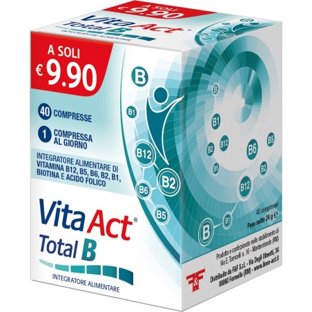 F&f Vita Act Total B 40 Compresse F&f Vita Act Total B 40 Compresse