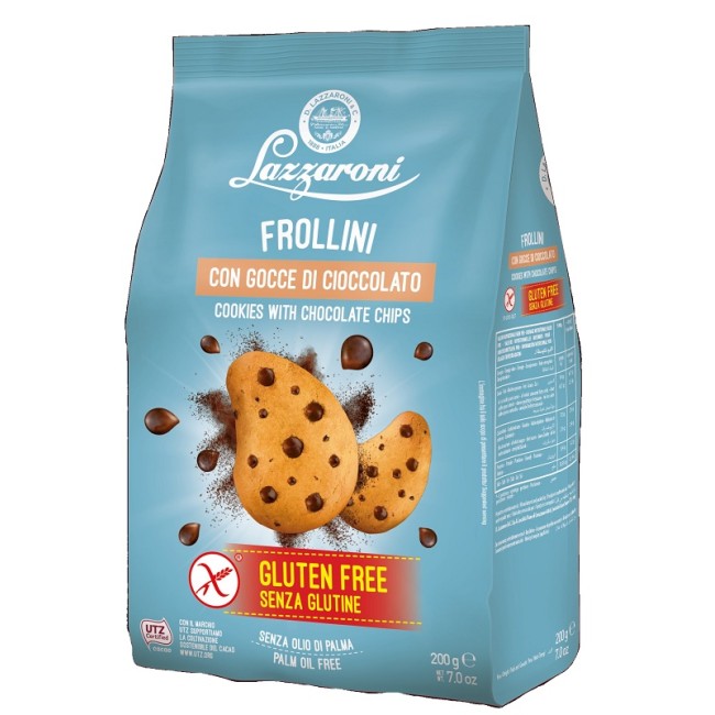 Lazzaroni Frollini Gocce Cioccolato 200 G Lazzaroni Frollini Gocce Cioccolato 200 G