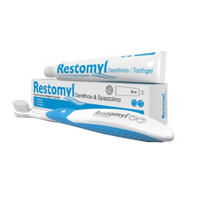 Innovet Restomyl Dentiricio & Spazzolino Extrasoft Innovet Restomyl Dentiricio & Spazzolino Extrasoft