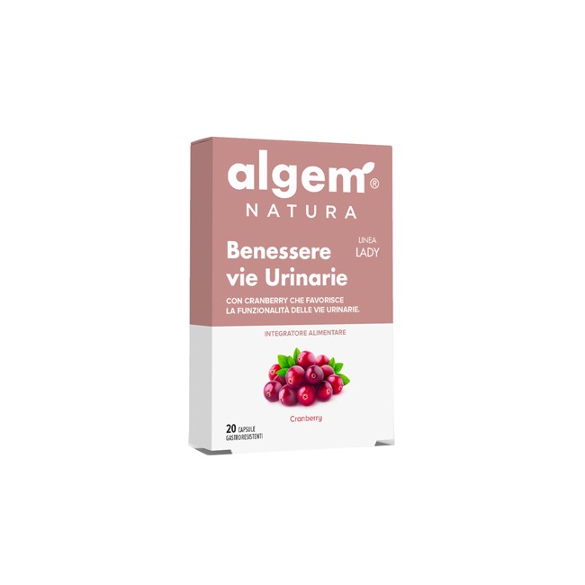 Algem Natura Algem Lady Benessere Vie Urinarie 20 Capsule 710 Mg Algem Natura Algem Lady Benessere Vie Urinarie 20 Capsule 710 Mg