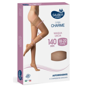 Sauber Linea Charme 140D Autoreggente Camel TG. 3