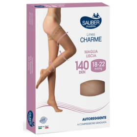 Sauber Linea Charme 140D Autoreggente Nero TG. 3