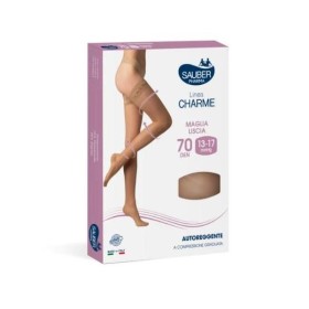 Sauber Linea Charme 70D Autoreggente Camel TG. 3