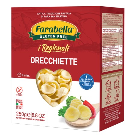 Bioalimenta Farabella Orecchiette I Regionali Pasta Fresca Stabilizzata 250 G Bioalimenta Farabella Orecchiette I Regionali Pasta Fresca Stabilizzata 250 G