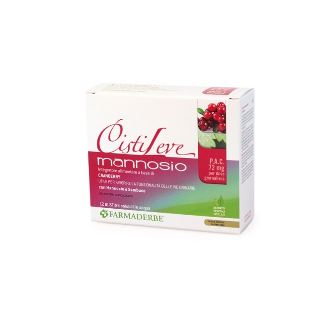 Farmaderbe Cistileve Mannosio 12 Bustine