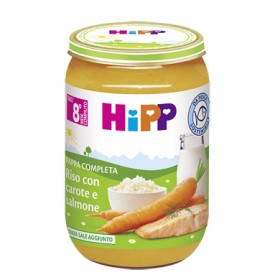 Hipp Pappa Pronta Riso Carote Salmone 220 G