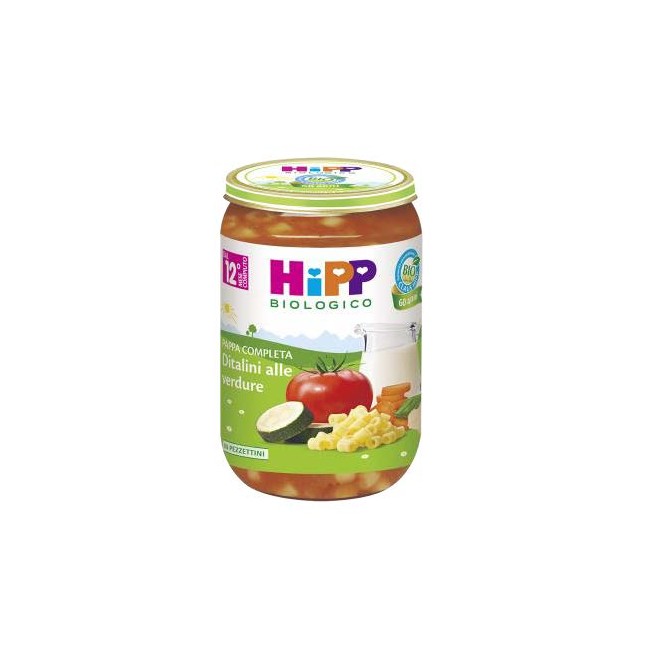 Hipp Bio Ditalini Alle Verdure 250 G Hipp Bio Ditalini Alle Verdure 250 G
