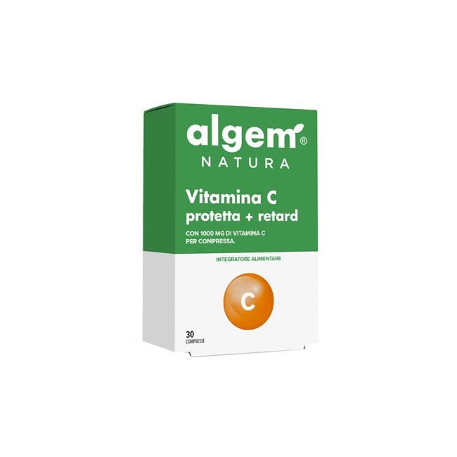 Algem Natura Vitamina C Protetta + Retard 30 Compresse Algem Natura Vitamina C Protetta + Retard 30 Compresse