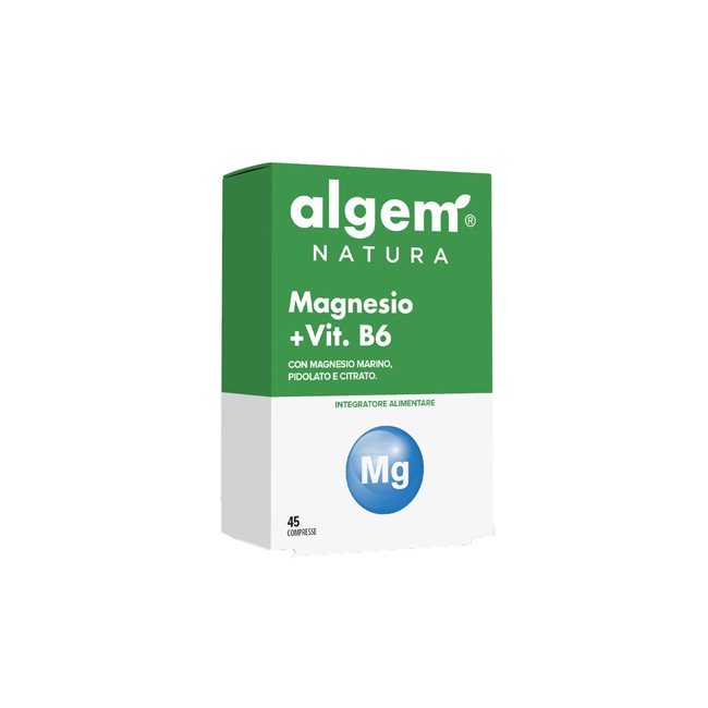 Algem Natura Magnesio + Vitamina B6 45 Compresse Algem Natura Magnesio + Vitamina B6 45 Compresse