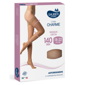 Sauber Linea Charme 140D Autoreggente Camel TG. 4